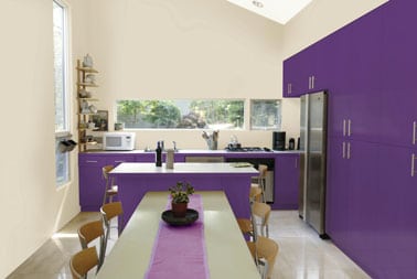 cuisine tendance violette