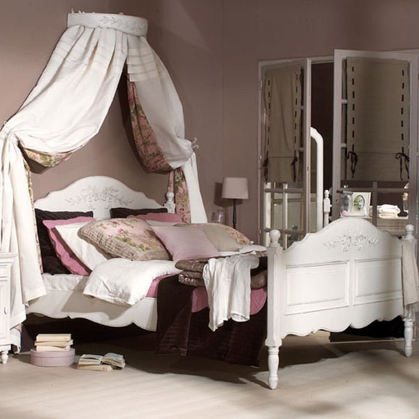 chambre romantique shabby