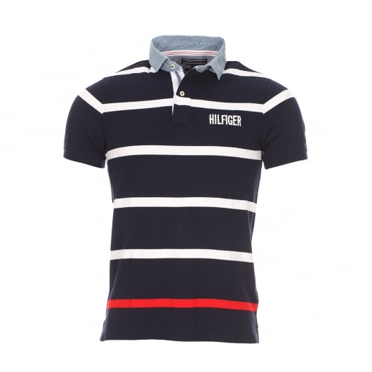 tommy hilfiger polo a rayures