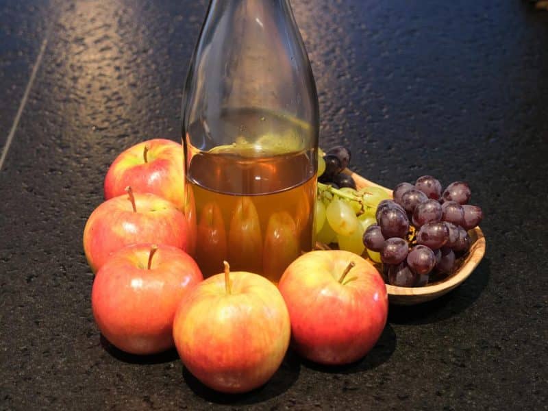 vinaigre de cidre peau