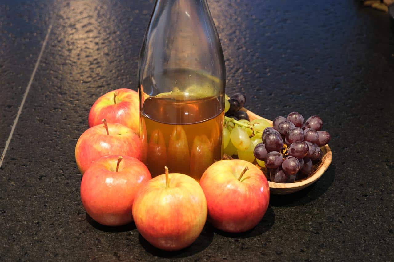 vinaigre de cidre peau